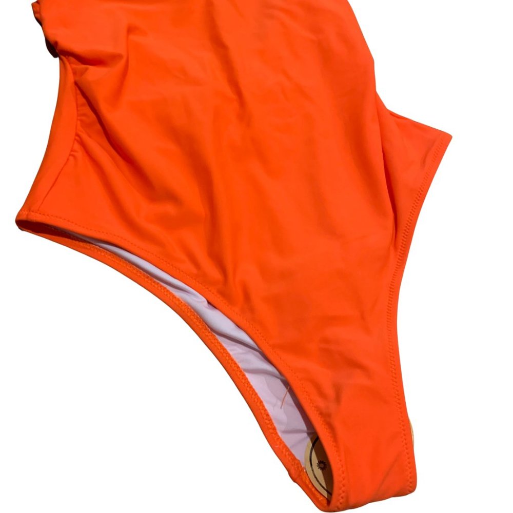 NWT Beachsissi Orange One Piece Swim Suit | Size Small - Picture 2 of 8